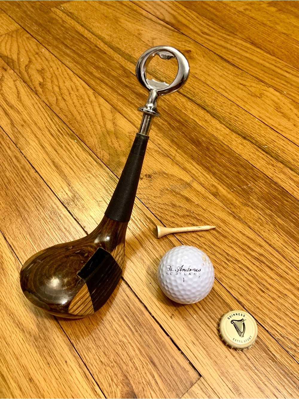 Vintage Wood Golf Club Bottle Opener - Great gift idea! ⛳️